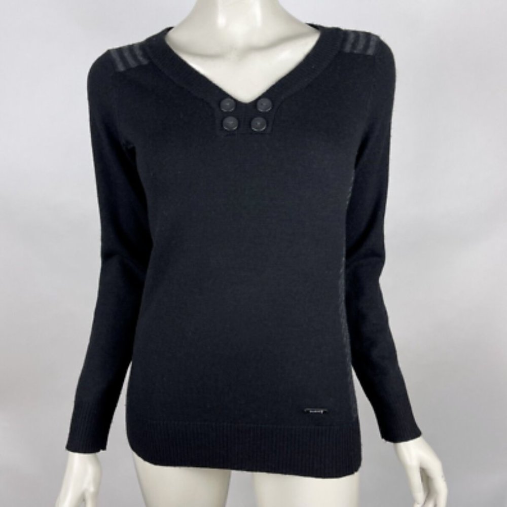 Smartwool Piney Lake Henley Merino Wool Sweater Women S EUC Long Sleeve Pullover